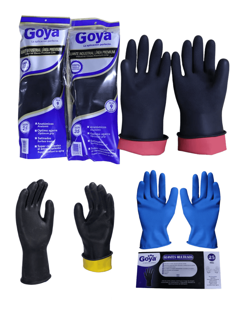 Guantes profesionales de látex