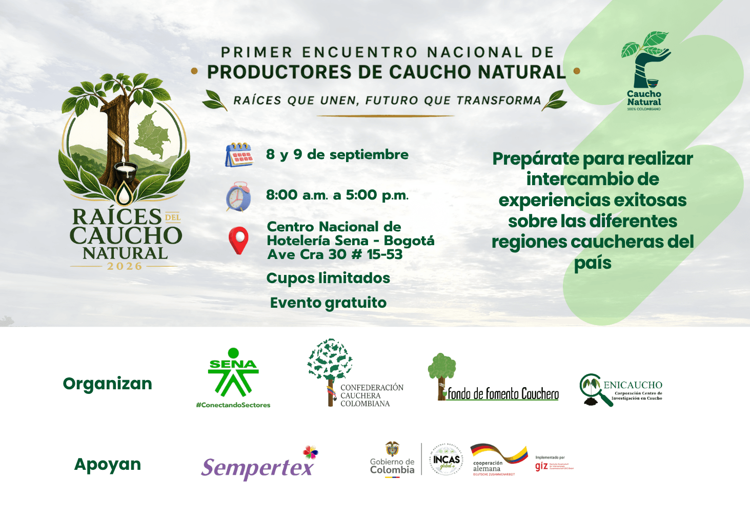 Primer Encuentro Nacional de Productores de Caucho Natural 2026